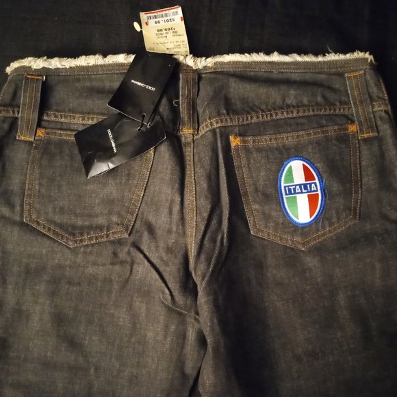 NWT Dolce & Gabbana Straight Leg Women’s Jeans Size 46 (10 US) - Picture 9 of 11